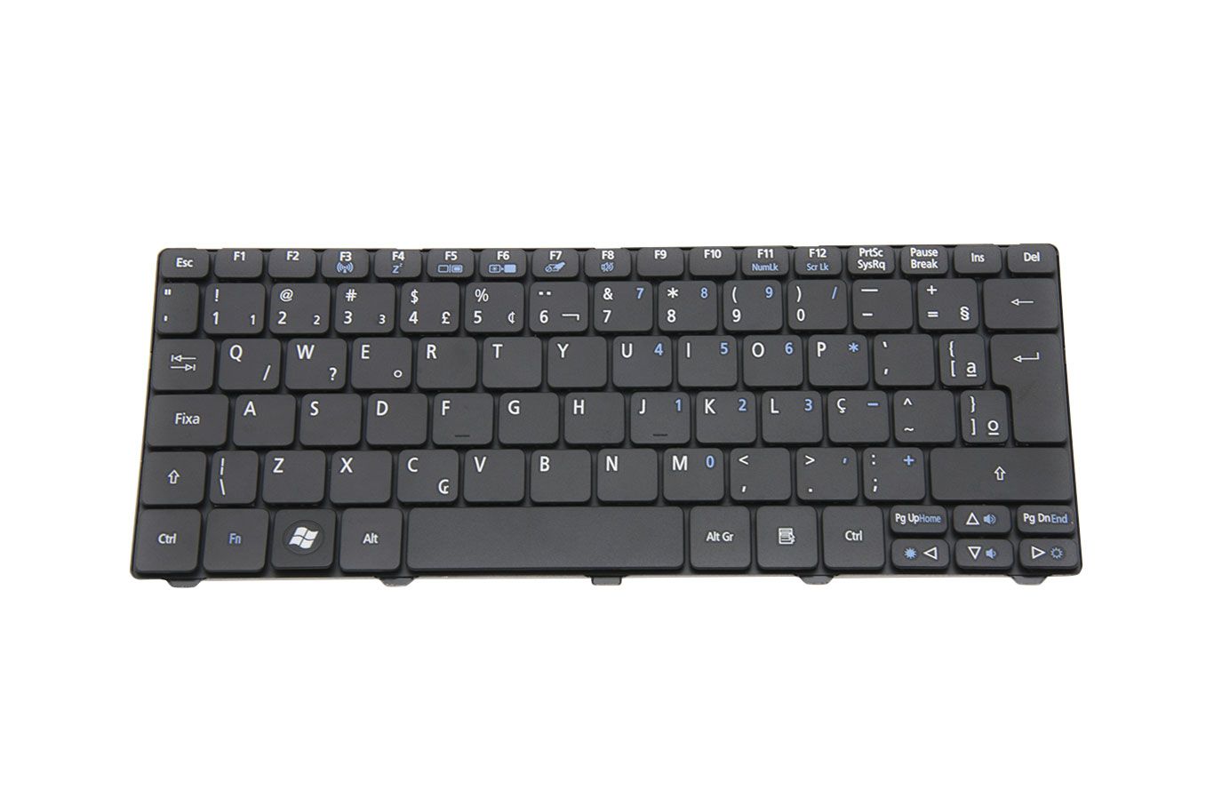 Teclado para Notebook Acer Aspire One D255E ABNT2 - F3 WI-FI Preto