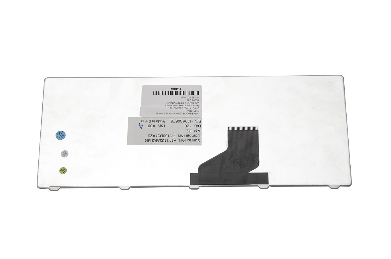 Teclado para Notebook Acer Aspire One NAV50 ABNT2 - F3 WI-FI Preto
