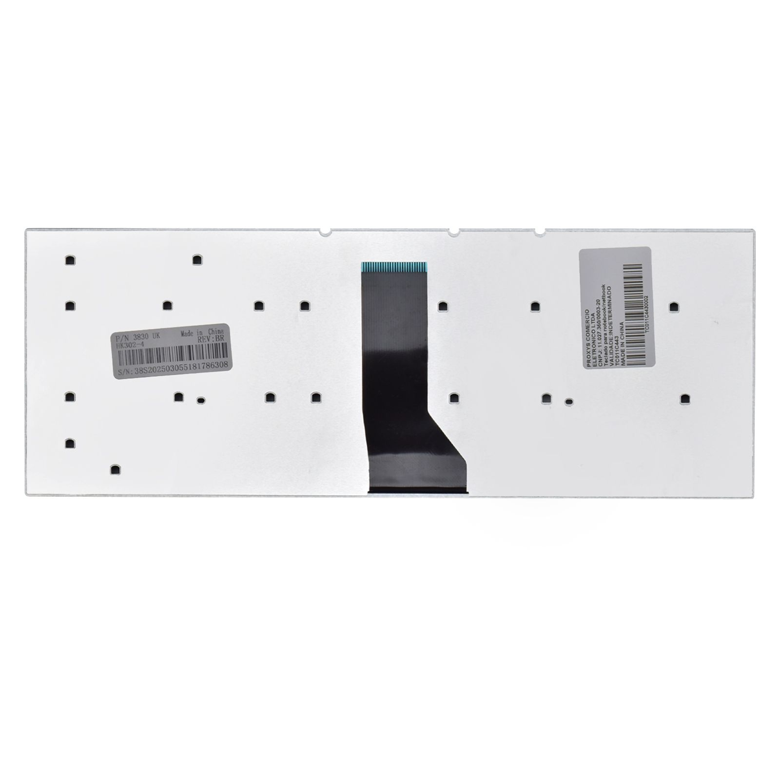 Teclado para Notebook Acer Aspire 3830T, ABNT2 Preto, possui teclas confortáveis e 12 meses de garantia.