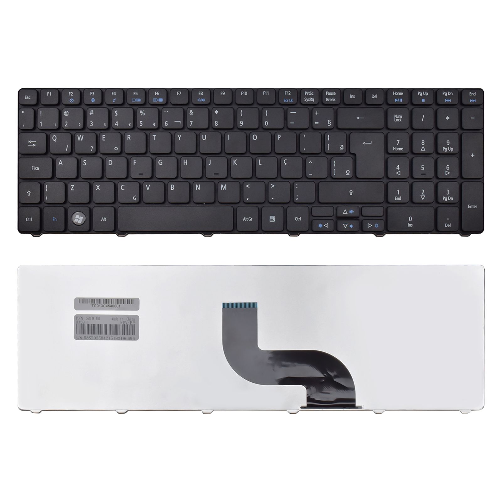 Teclado para Notebook Acer Aspire 5742 ABNT2 - F3 Bluetooth