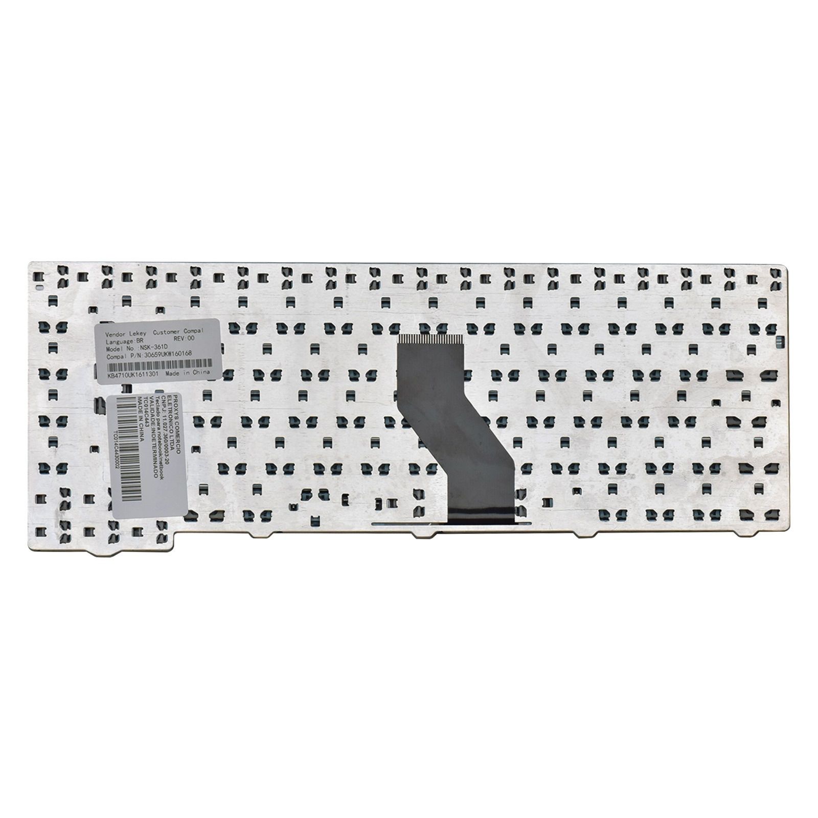 Teclado para Notebook Acer Aspire 4730-Z, ABNT2 Preto, possui teclas confortáveis e 12 meses de garantia.