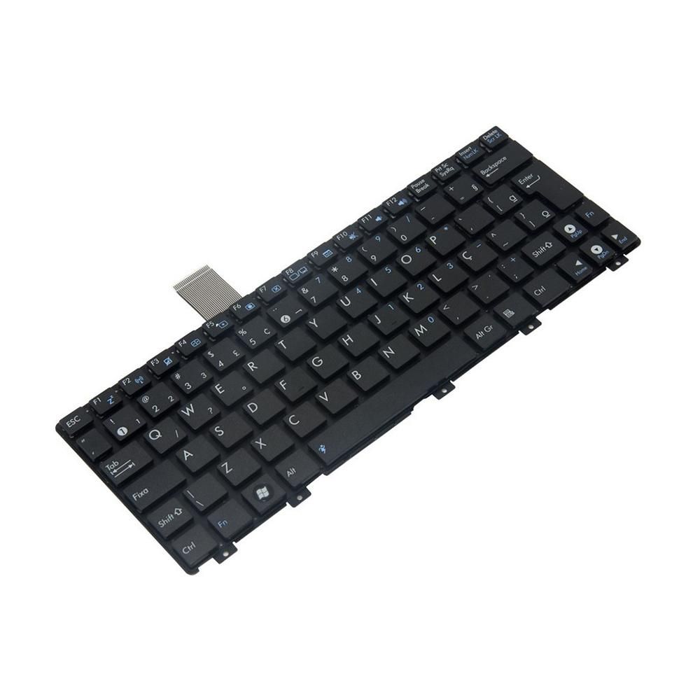 Teclado para Notebook Asus Eee Pc 1015B, ABNT2 Preto, possui teclas confortáveis e 12 meses de garantia.