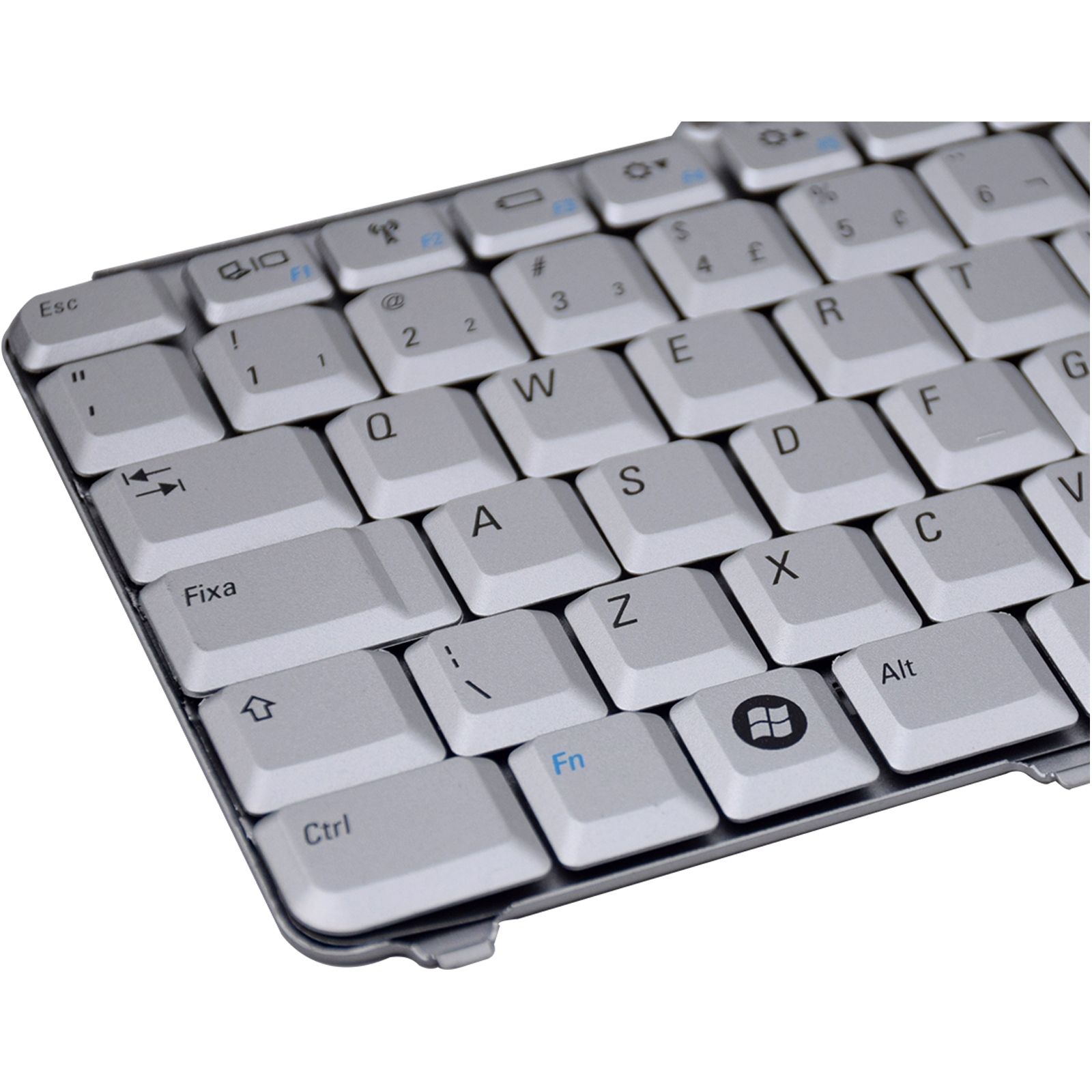 Teclado para Notebook Dell Inspiron 1545 1520 1525, ABNT2 Prata, possui teclas confortáveis e 12 meses de garantia.
