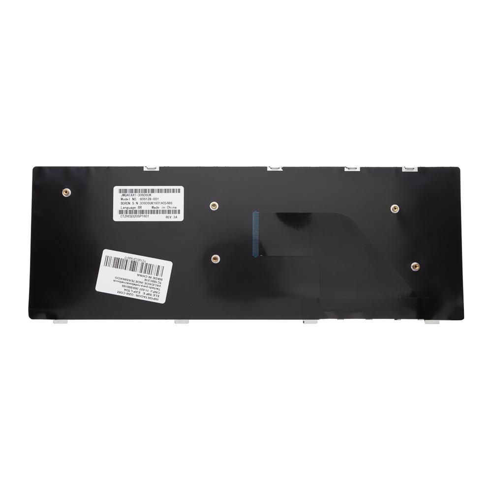 Teclado para Notebook Hp Part Number MP-09P38PA-930, ABNT2 Preto, possui teclas confortáveis e 12 meses de garantia.