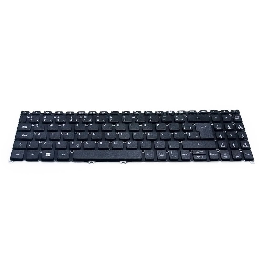 Teclado para Notebook Acer Aspire 3 A315-23G-R759, ABNT2 Preto, possui teclas confortáveis e 12 meses de garantia.