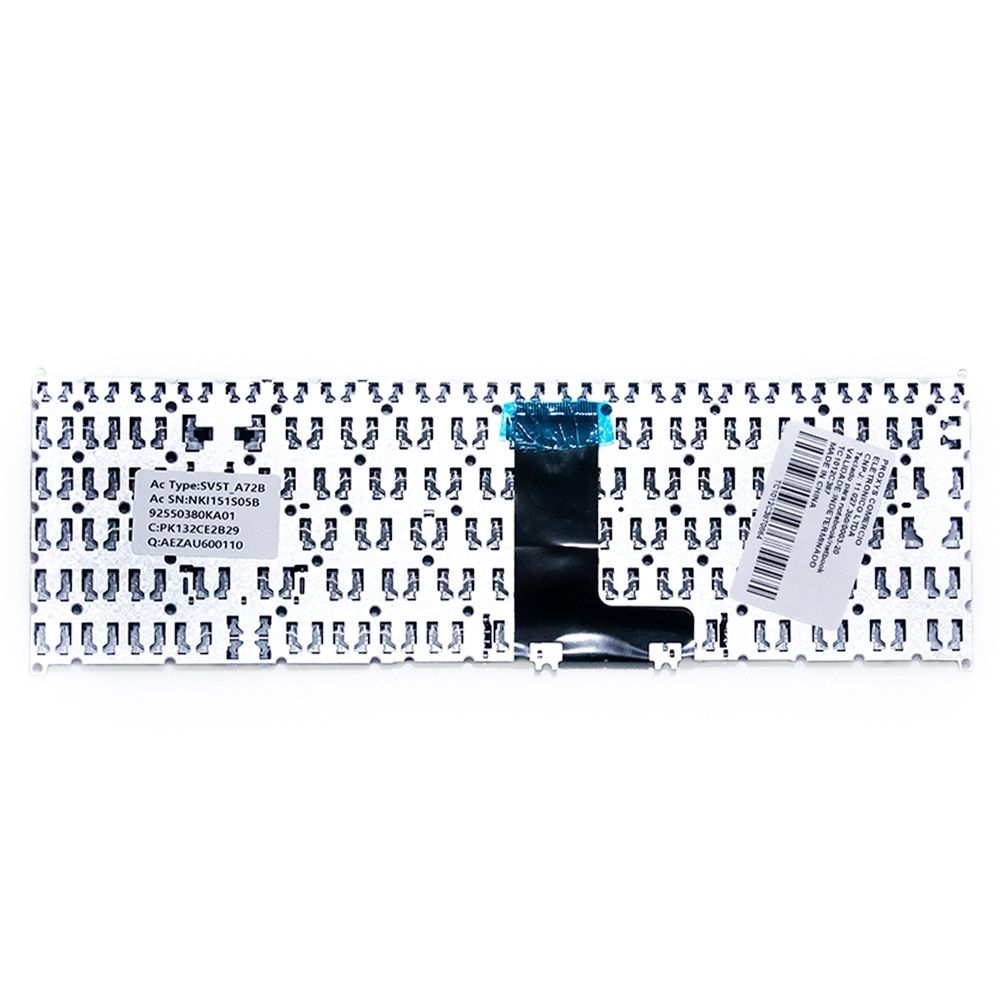 Teclado para Notebook Acer Aspire 3 A315-23G-R759, ABNT2 Preto, possui teclas confortáveis e 12 meses de garantia.