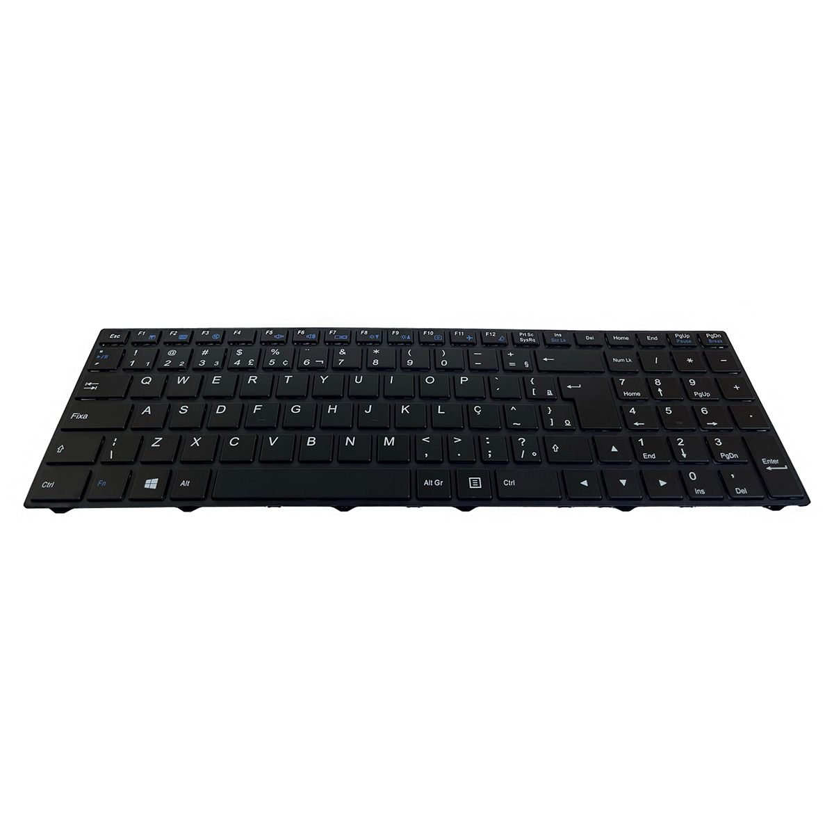 Teclado para Notebook Sony Vaio Part Number 6-80-N250J0-330-1P1, ABNT2 Preto, possui teclas confortáveis e 12 meses de garantia.