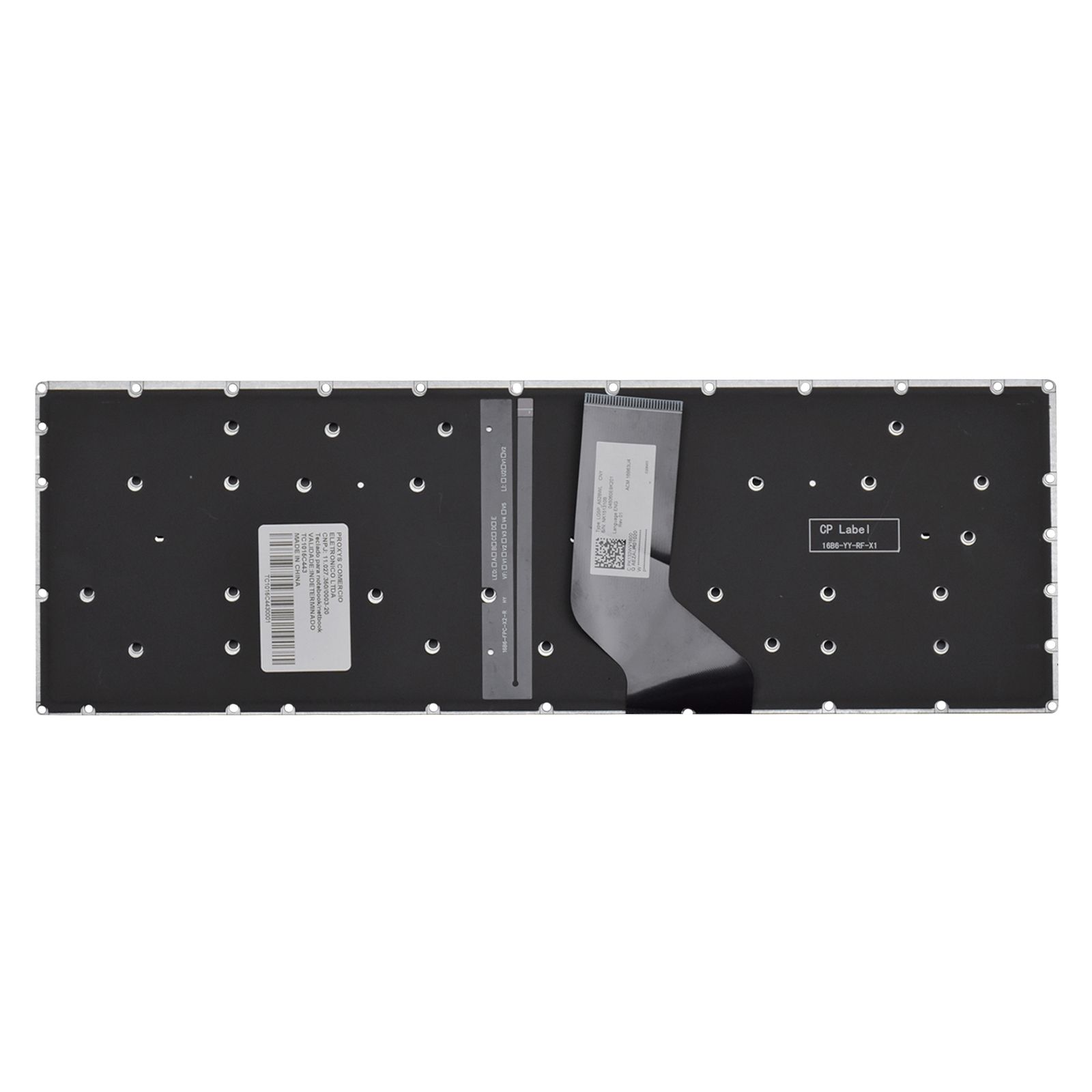 Teclado para Notebook Acer Aspire VX5-591G-50M0, ABNT2 Preto, possui teclas confortáveis e 12 meses de garantia.