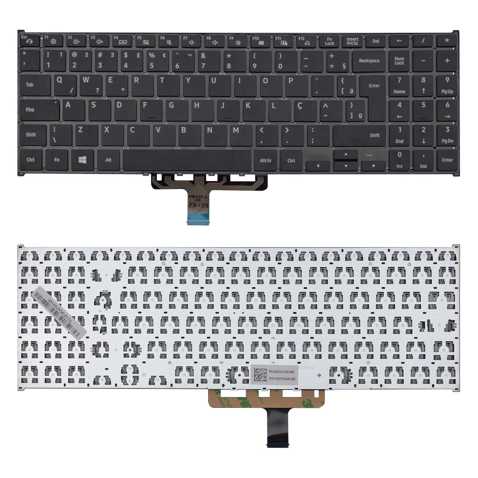 Teclado para Notebook Samsung Book NP550XCJ-KT1BR