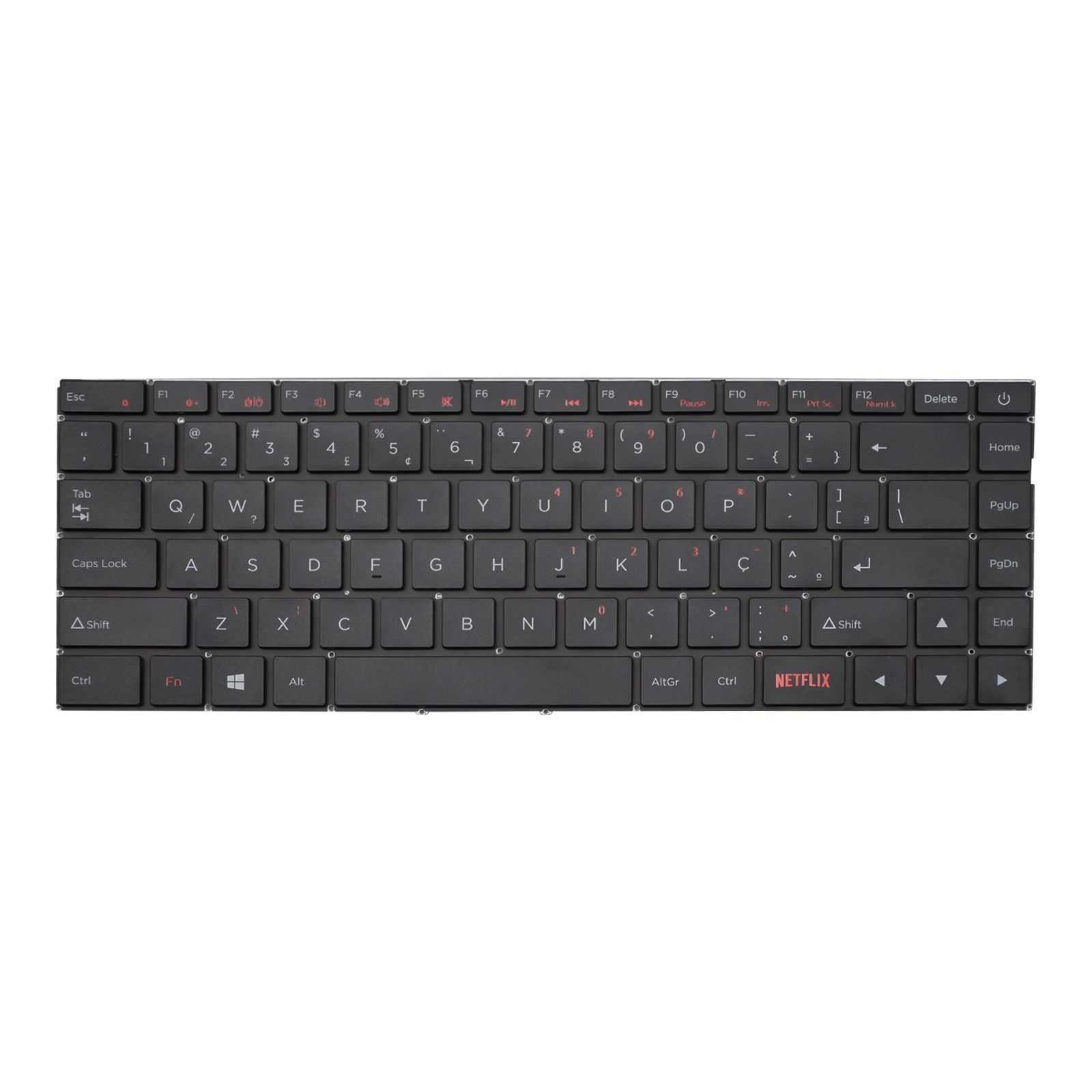 Teclado para Notebook HP Compaq Presario 420, ABNT2 - Botão Netflix Preto, possui teclas confortáveis e 12 meses de garantia.