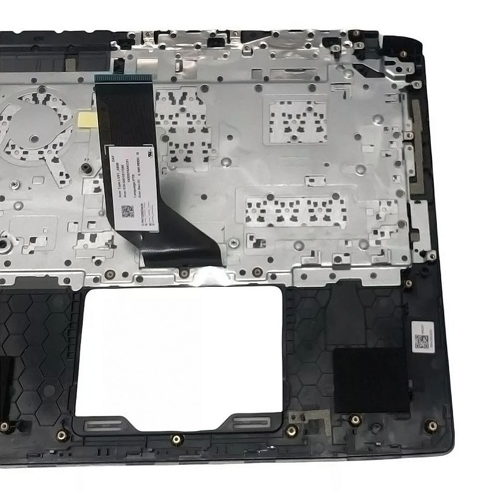 Teclado para Notebook Acer Aspire A515-53, ABNT2 Preto, possui teclas confortáveis e 12 meses de garantia.