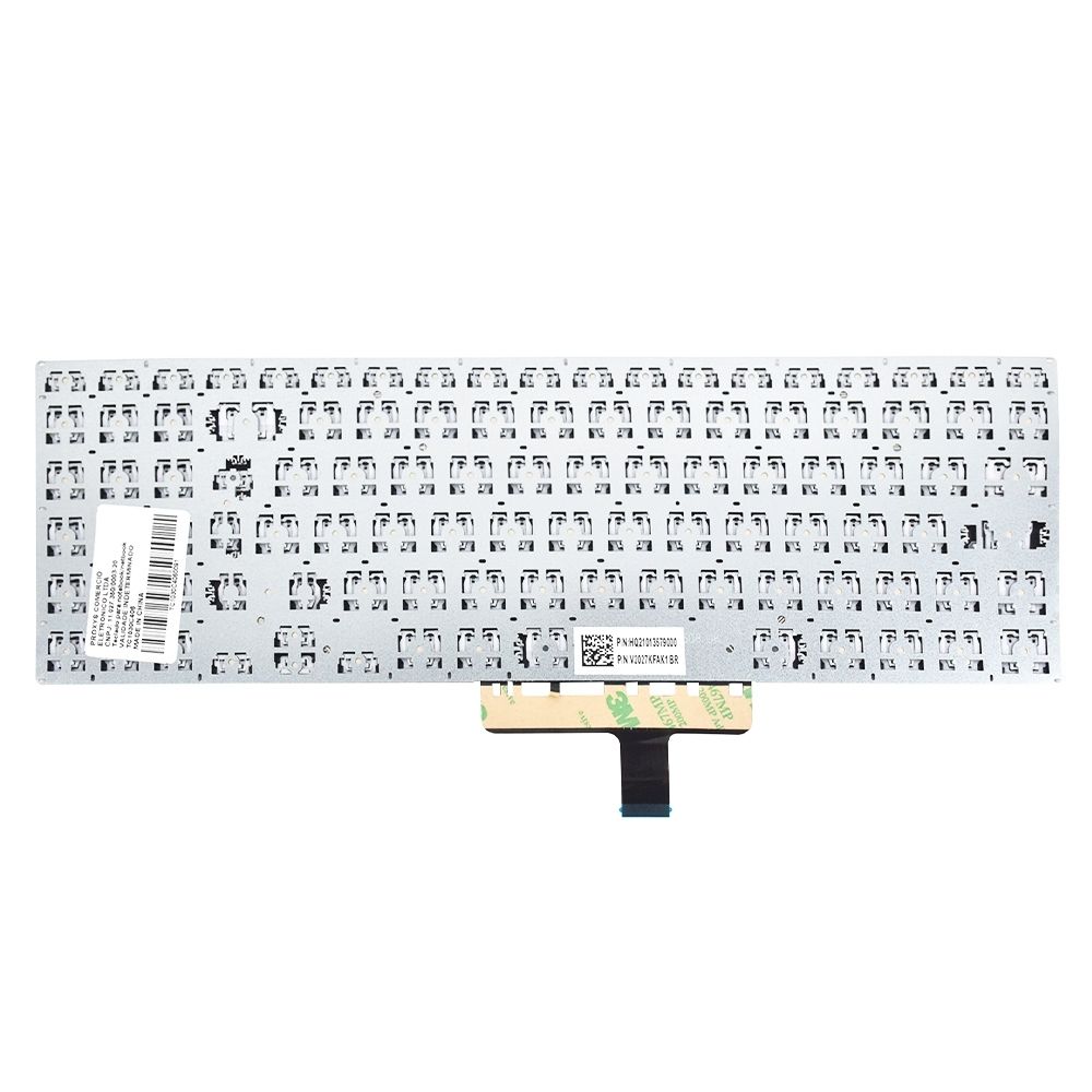 Teclado para Notebook Samsung NP550XDA-KO7BR, ABNT2 Preto, possui teclas confortáveis e 12 meses de garantia.