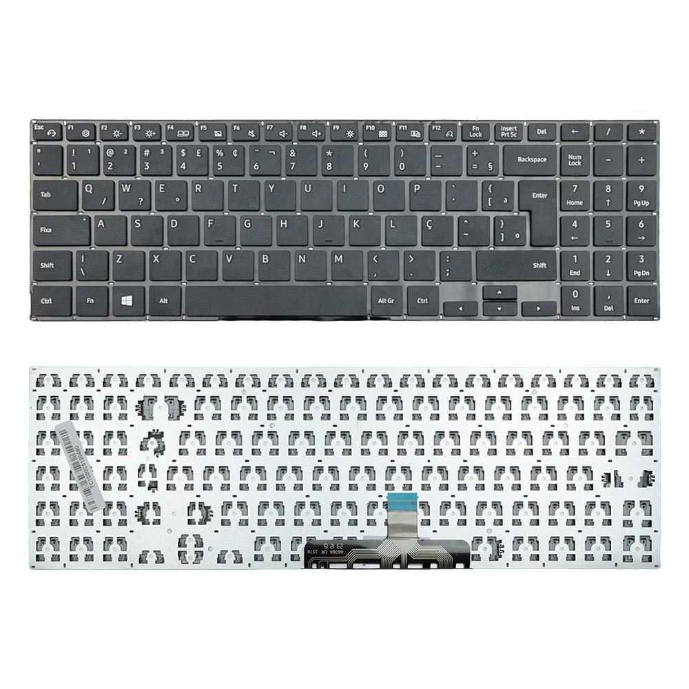 Teclado para Notebook Samsung Book NP550XDZ-KV6BR ABNT2 Preto