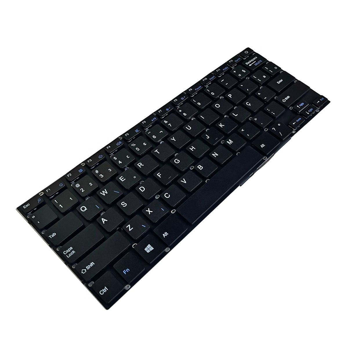 Teclado para Notebook Multilaser Legacy PC101, ABNT2 Preto, possui teclas confortáveis e 12 meses de garantia.