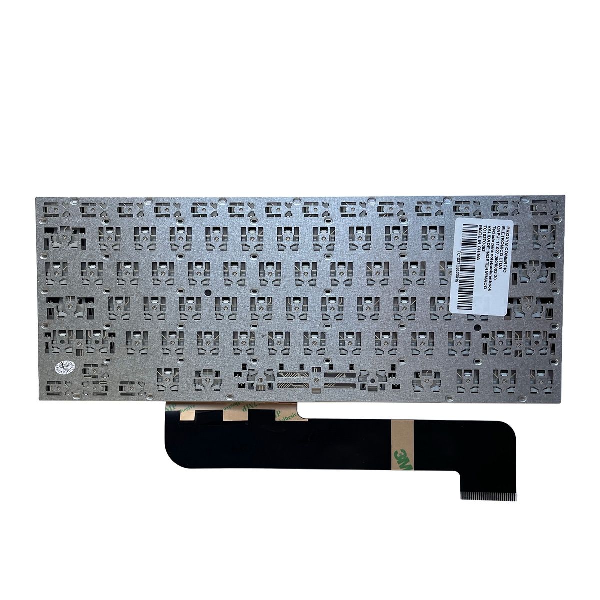 Teclado para Notebook Multilaser Legacy PC101, ABNT2 Preto, possui teclas confortáveis e 12 meses de garantia.