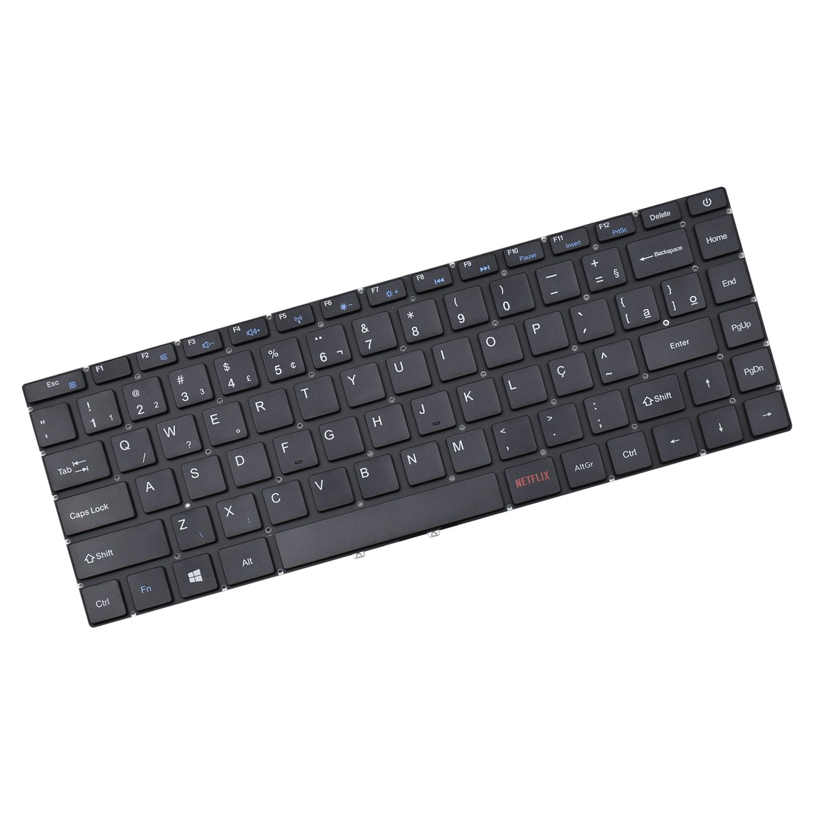 Teclado para Notebook Hp Compaq CQ-27, ABNT2 Preto, possui teclas confortáveis e 12 meses de garantia.