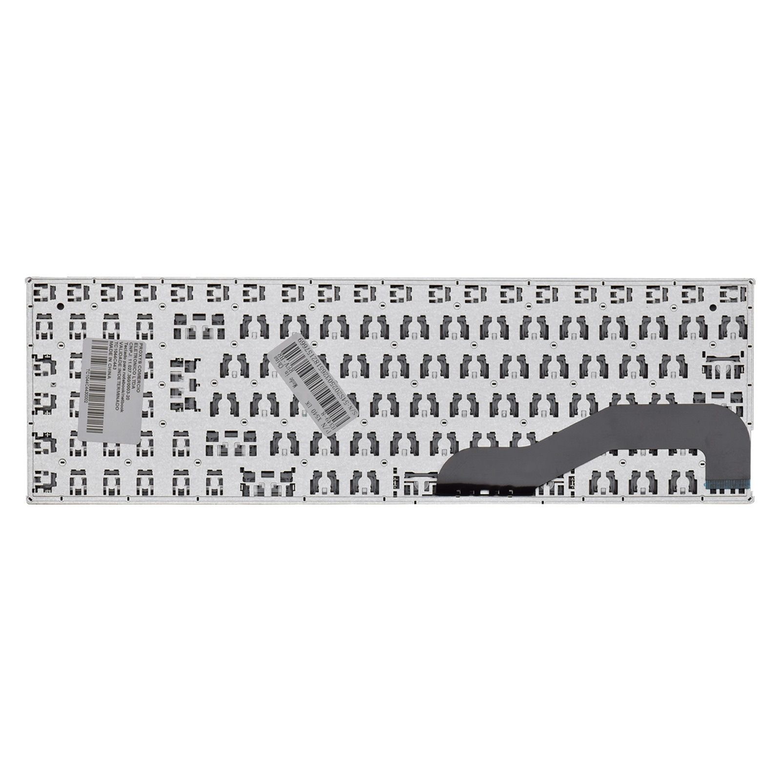 Teclado para Notebook Asus Vivobook X543, ABNT2 Preto, possui teclas confortáveis e 12 meses de garantia.