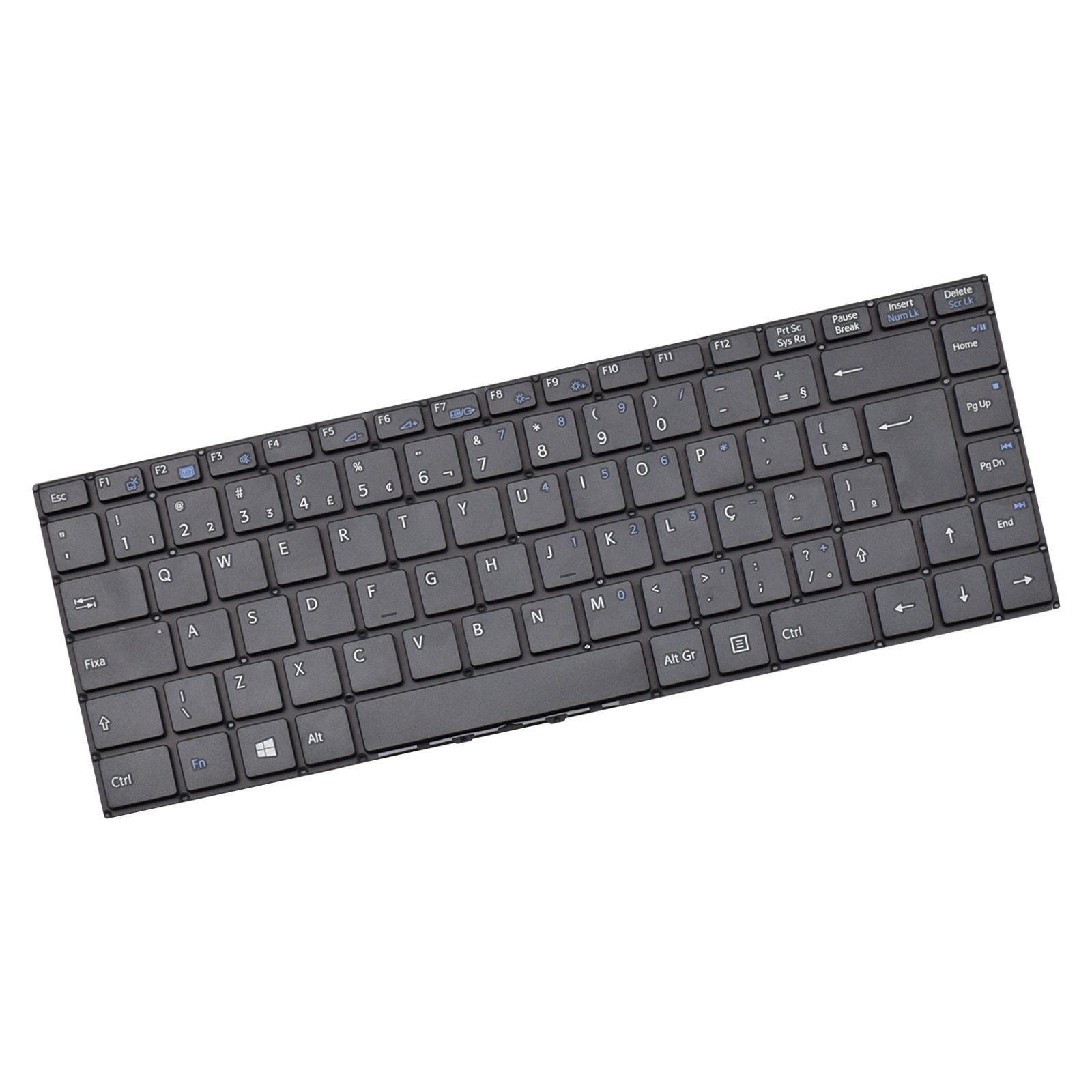 Teclado para Notebook Sony Vaio FE14 VJFE43F11X-B0221H, ABNT2 Preto, possui teclas confortáveis e 12 meses de garantia.