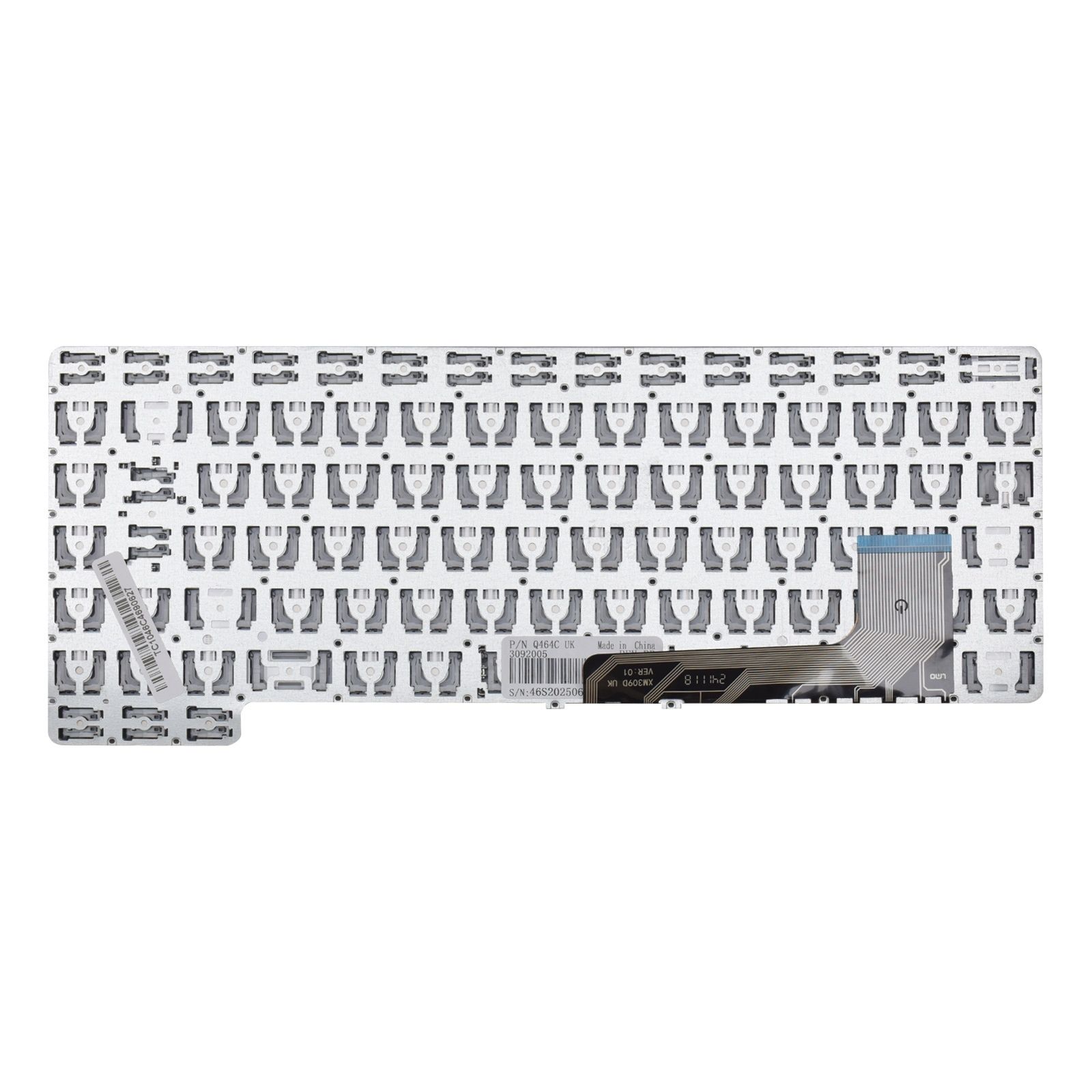 Teclado para Notebook Positivo Motion Q4128E, ABNT2 Cinza, possui teclas confortáveis e 12 meses de garantia.