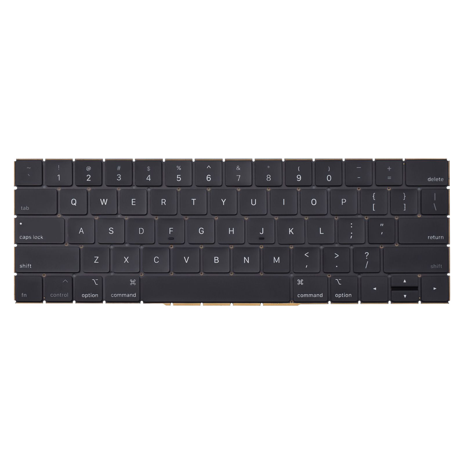 Teclado para Notebook Apple MacBook Pro 13" touch 3.3 ghz core i5 (i5-7287u) meados de 2017, Inglês Internacional - US Preto, possui teclas confortáveis e 12 meses de garantia.