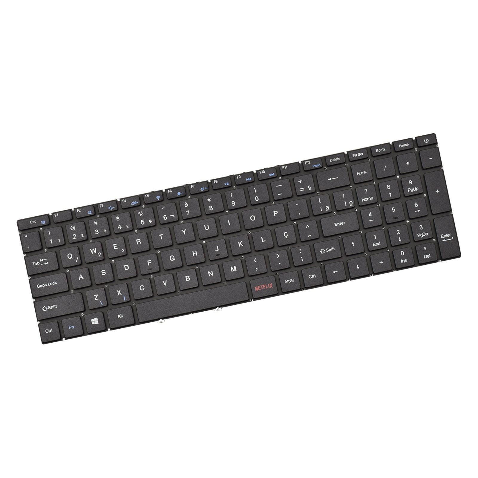 Teclado para Notebook Hp Part Number YXT-93-209, ABNT2 Preto, possui teclas confortáveis e 12 meses de garantia.