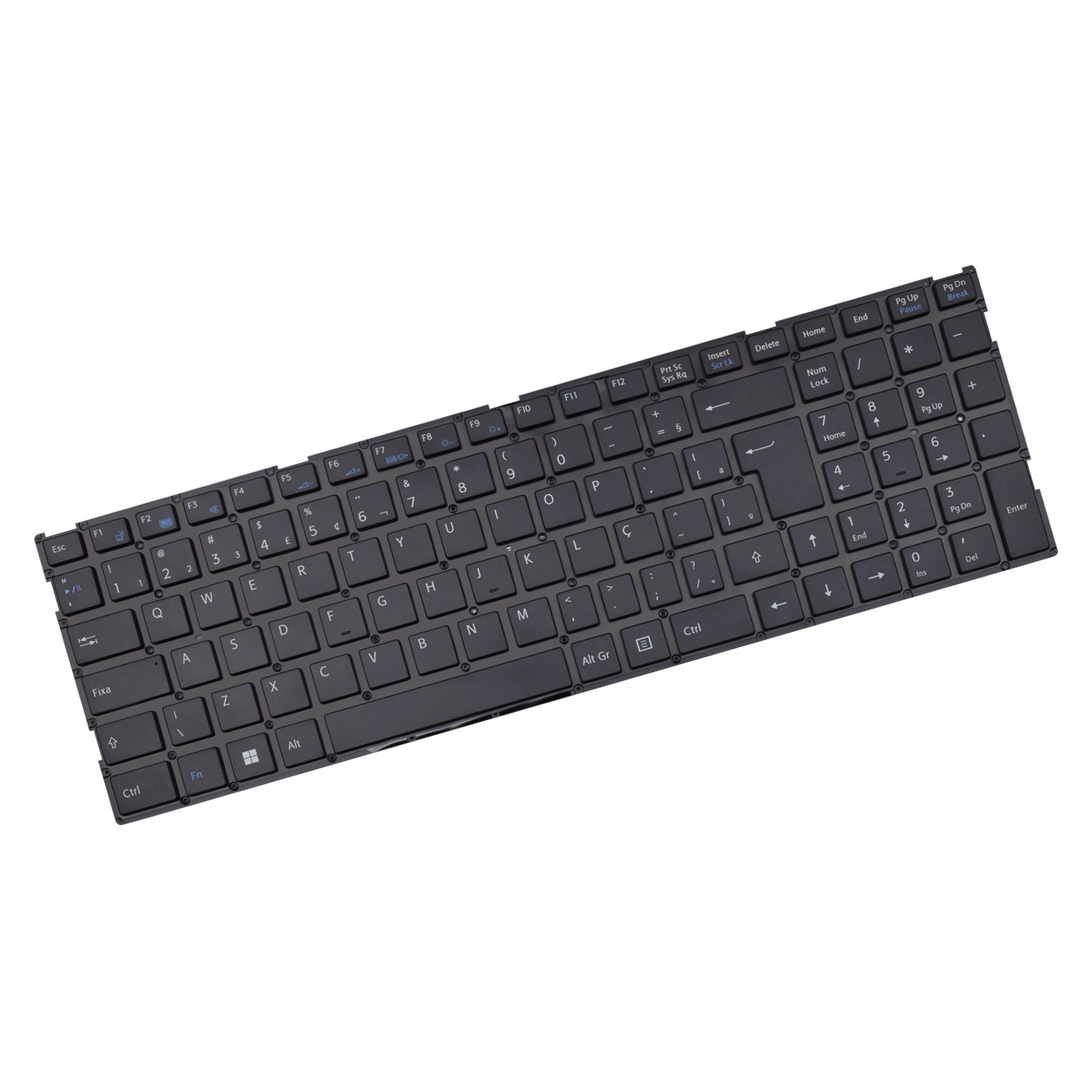 Teclado para Notebook Sony Vaio Fe15 VJFE52F11X-B3891H, ABNT2 Preto, possui teclas confortáveis e 12 meses de garantia.