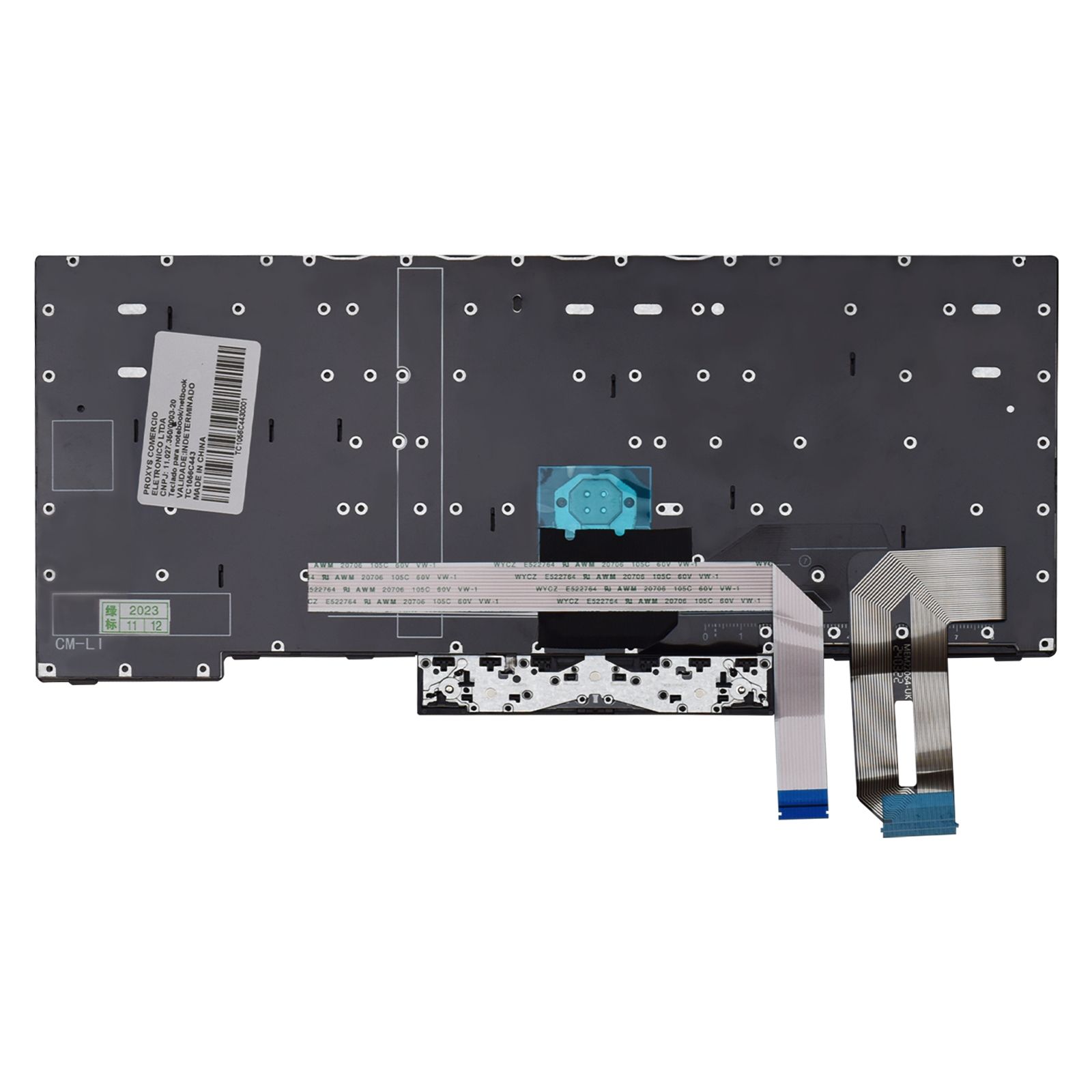 Teclado para Notebook Lenovo ThinkPad E485, ABNT2 Preto, possui teclas confortáveis e 12 meses de garantia.
