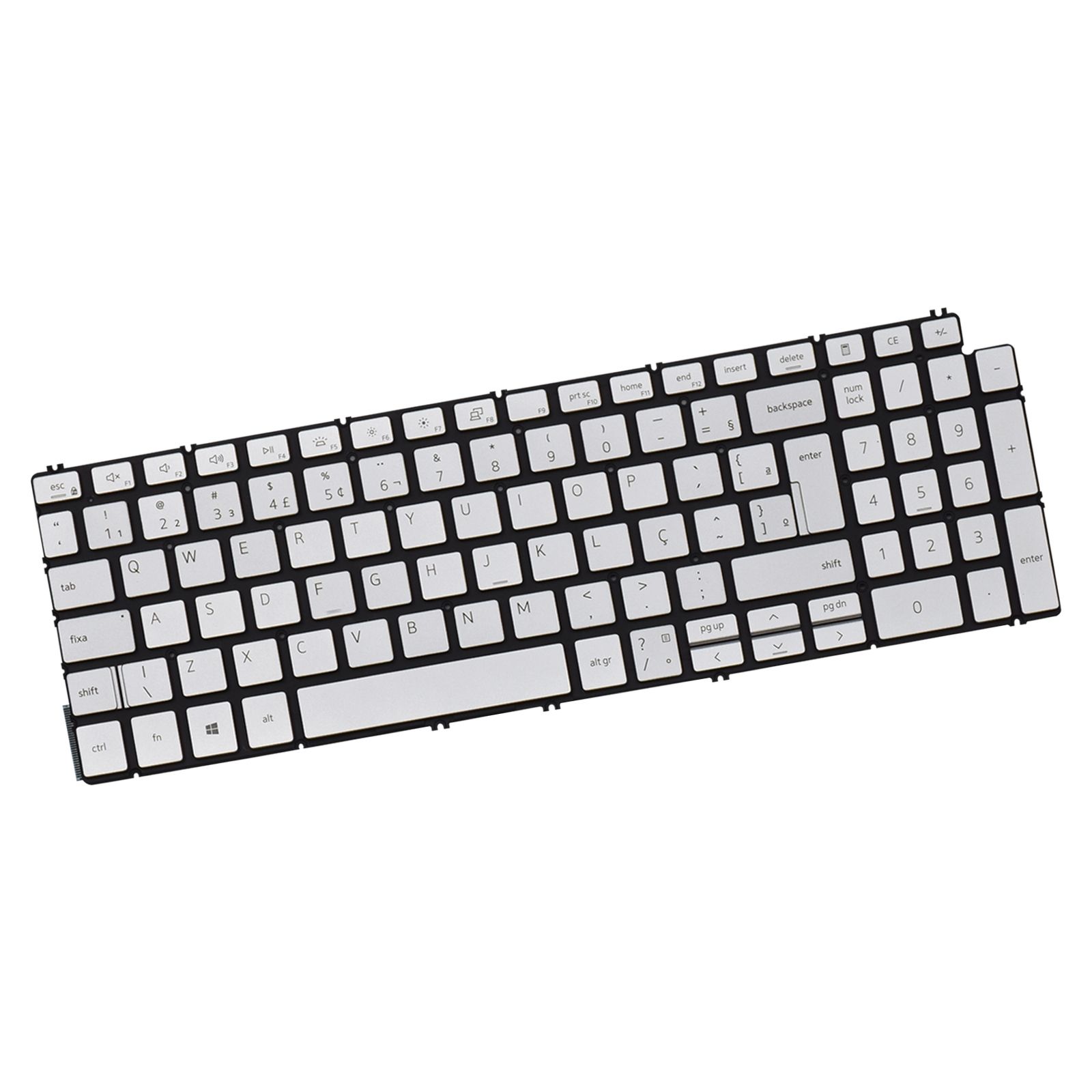 Teclado para Notebook Dell Vostro 15M-3520-P30T Branco