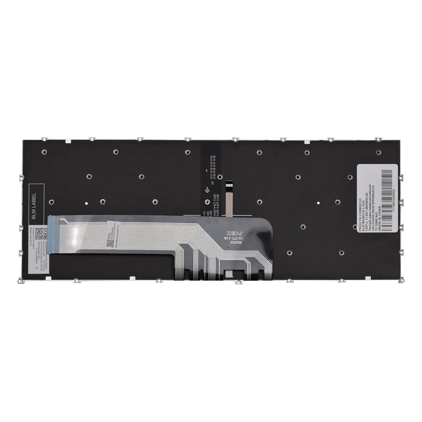 Teclado para Notebook Lenovo Ideapad 5-14ALC05, ABNT2 Preto, possui teclas confortáveis e 12 meses de garantia.