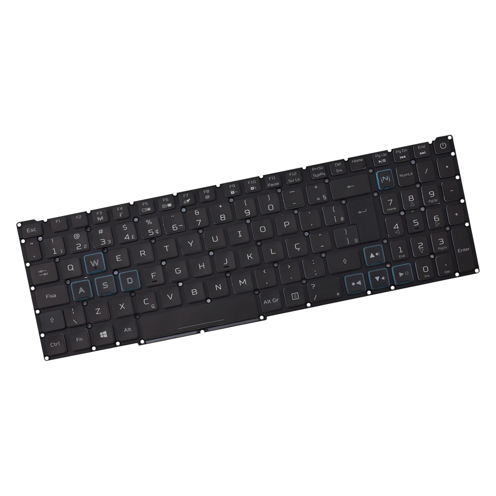 Teclado para Notebook Acer Nitro AN515-57 Com Iluminação Azul