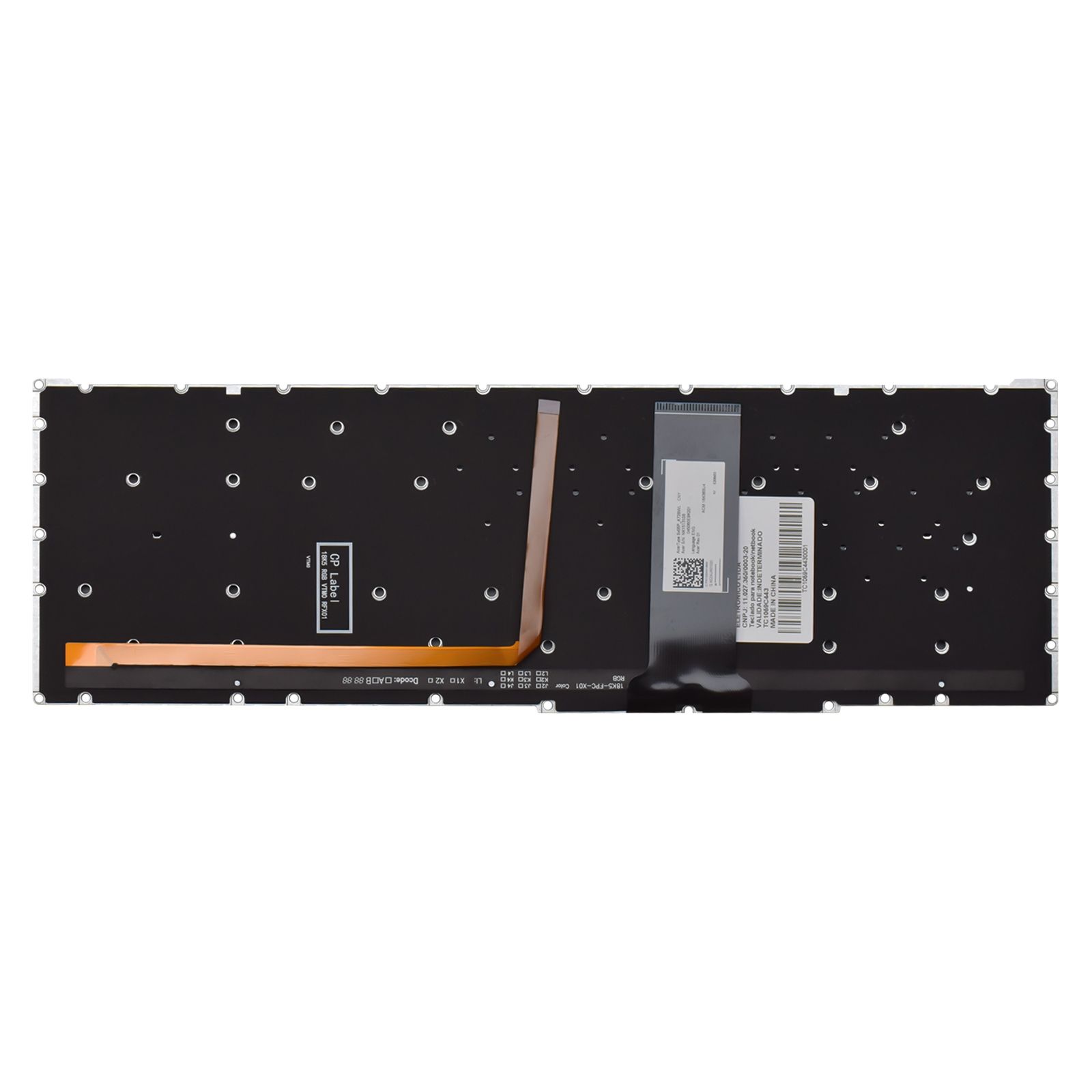 Teclado para Notebook Acer Nitro 5 AN515-44-R8HN Com Iluminação Azul