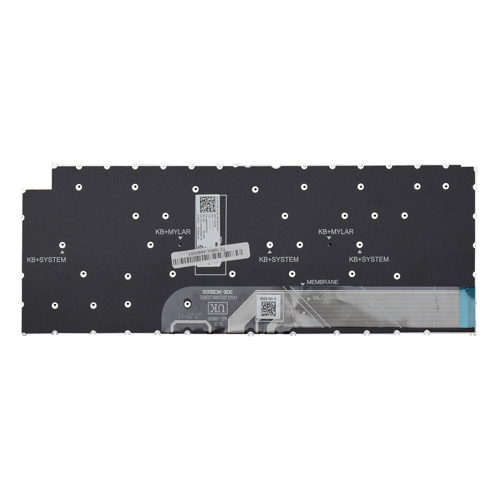 Teclado para Notebook Dell Inspiron 13 5410, ABNT2 Preto, possui teclas confortáveis e 12 meses de garantia.