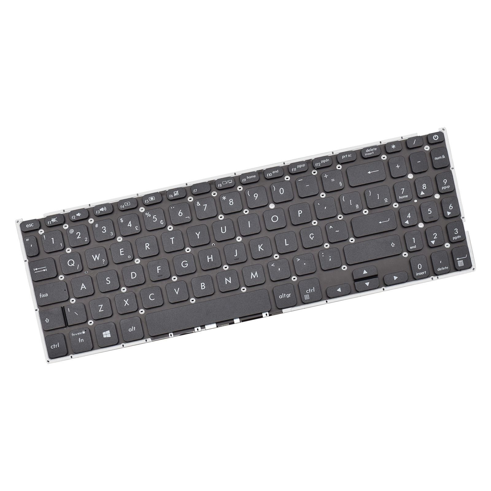 Teclado para Notebook Asus Vivobook X512FA-BR784T, ABNT2 Preto, possui teclas confortáveis e 12 meses de garantia.