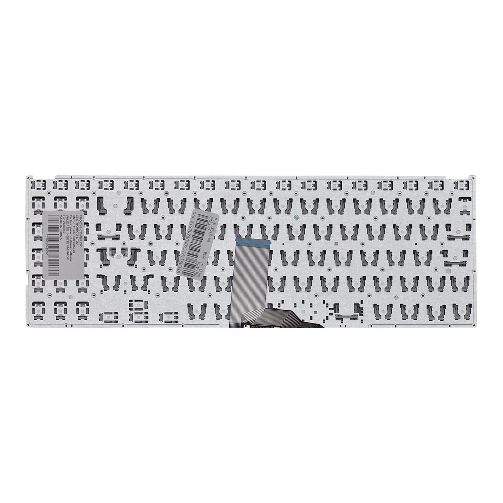 Teclado para Notebook Asus Vivobook X512FJ-EJ571T, ABNT2 Preto, possui teclas confortáveis e 12 meses de garantia.