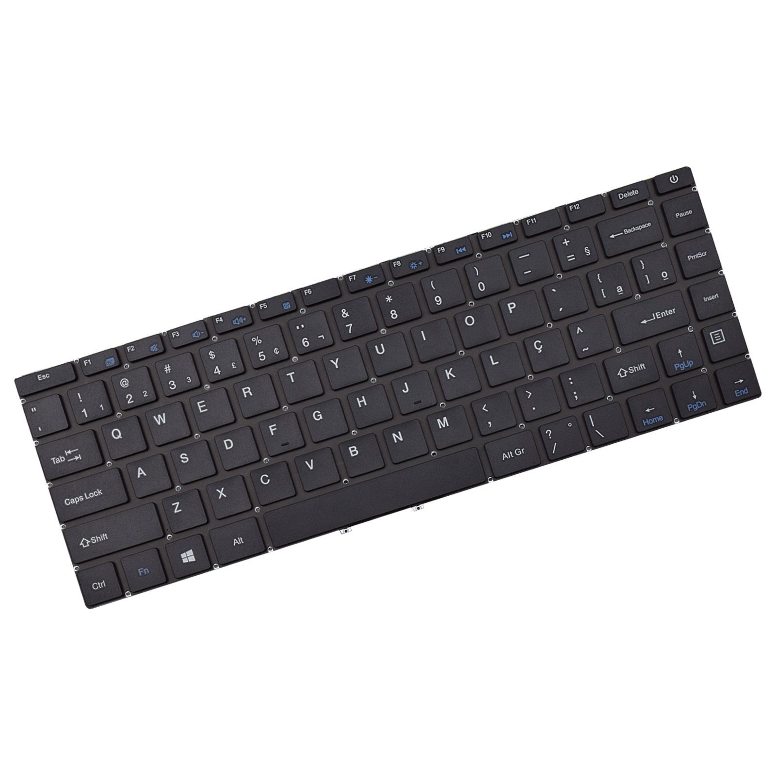 Teclado para Notebook Multilaser Legacy PC280, ABNT2 Preto, possui teclas confortáveis e 12 meses de garantia.
