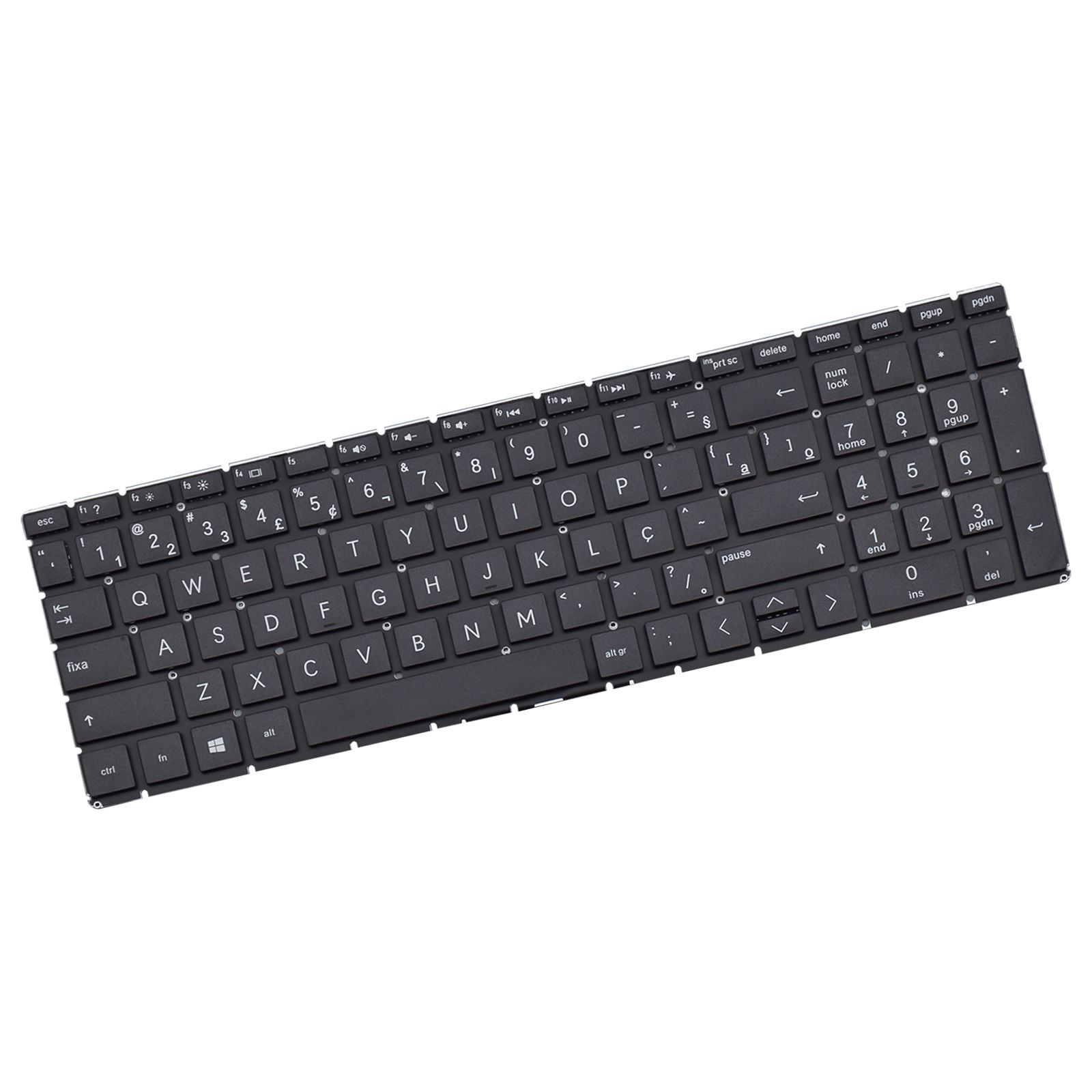 Teclado para Notebook Hp 250 G7 Sem Iluminação ABNT2 Preto