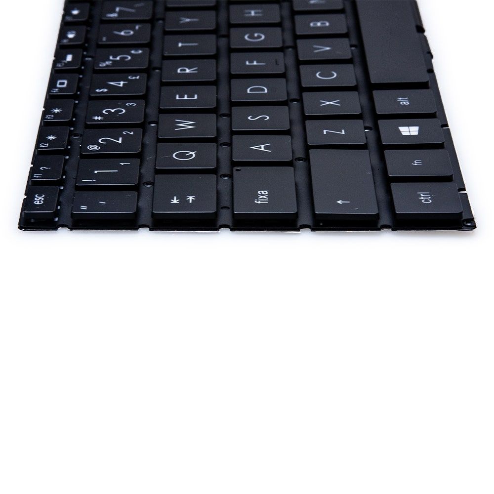 Teclado para Notebook Hp 256 G7, ABNT2 Preto, possui teclas confortáveis e 12 meses de garantia.