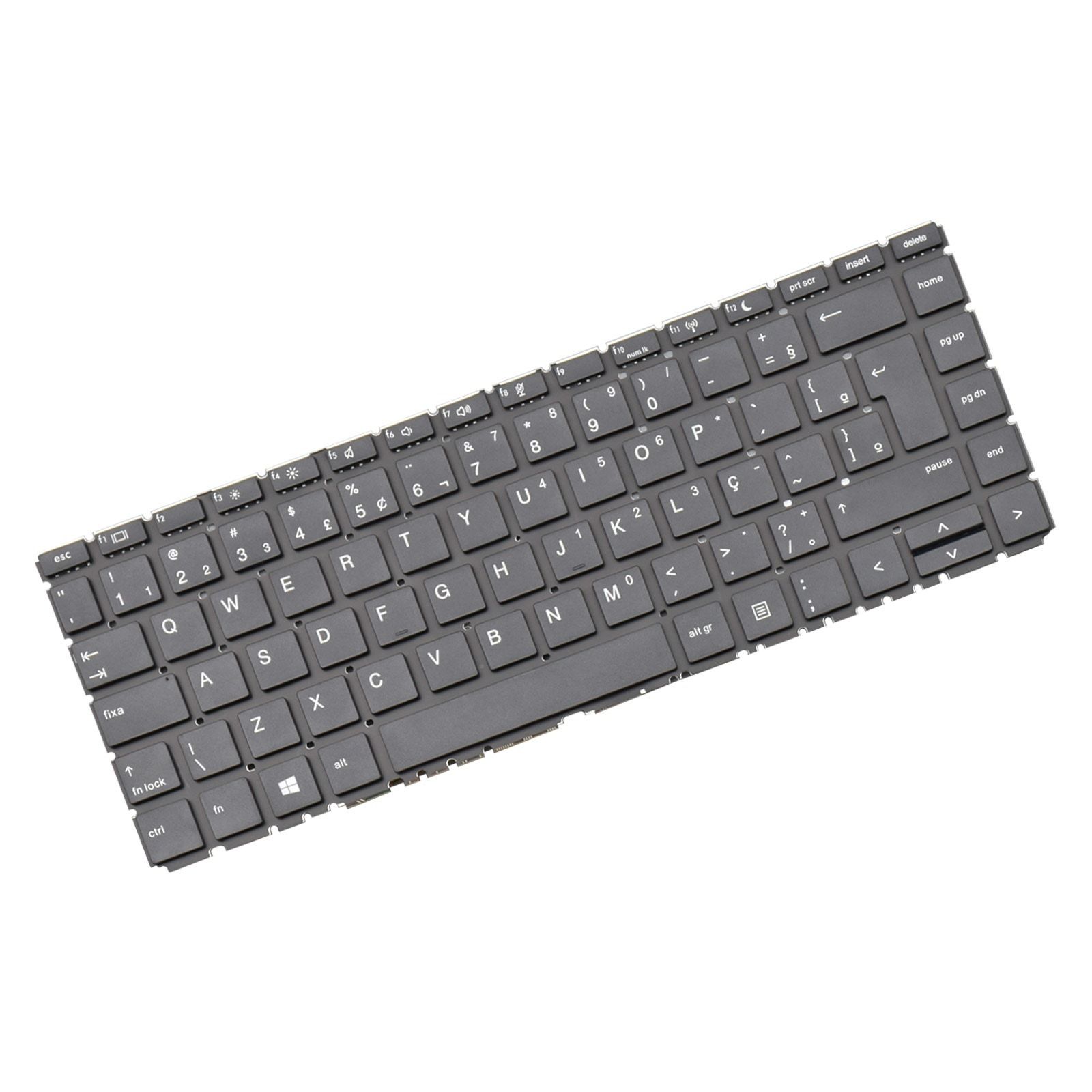 Teclado para Notebook HP ProBook 445 G7, ABNT2 Preto, possui teclas confortáveis e 12 meses de garantia.