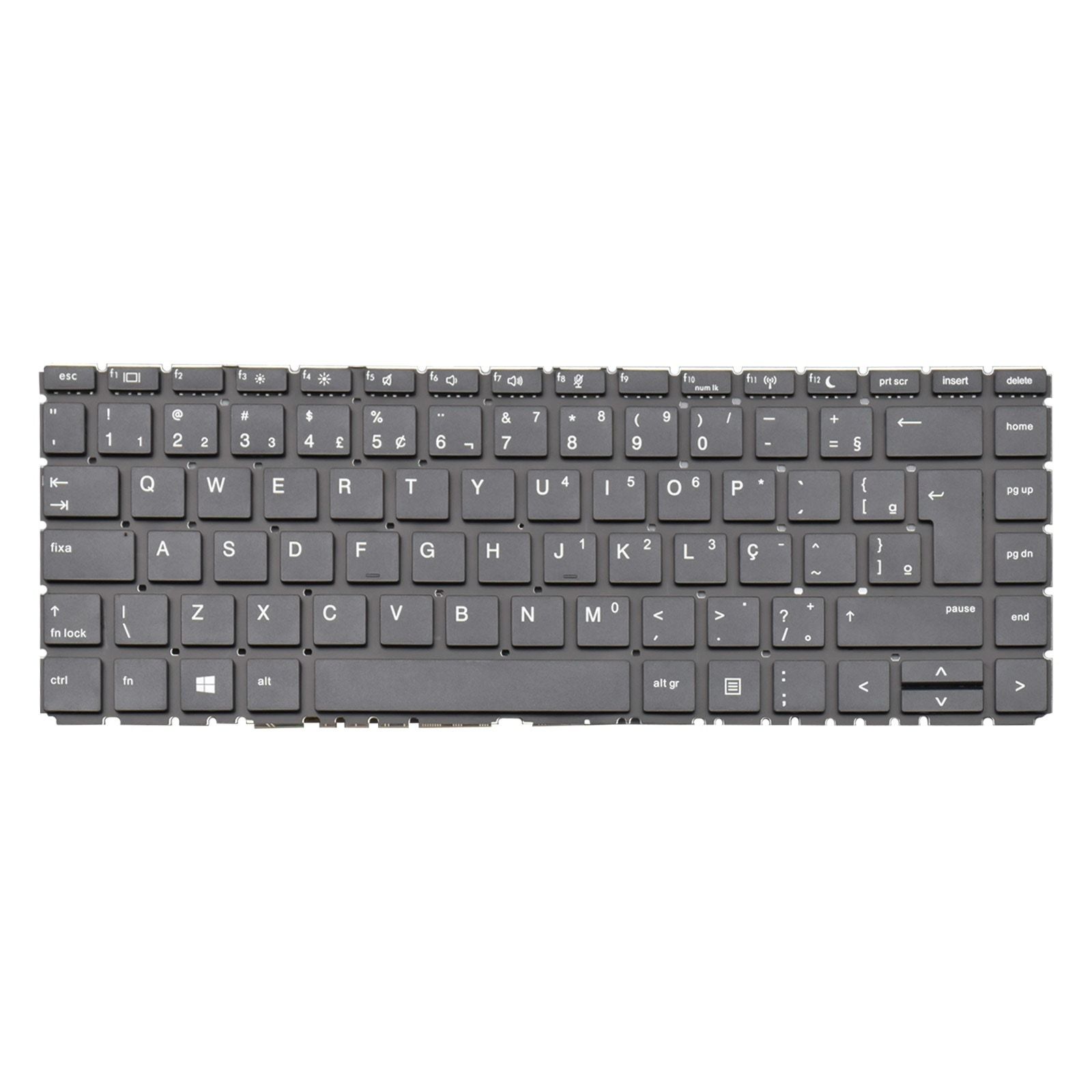 Teclado para Notebook HP ProBook 445R G7, ABNT2 Preto, possui teclas confortáveis e 12 meses de garantia.
