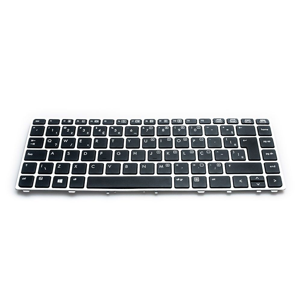 Teclado para Notebook HP Part Number 764647-131, ABNT2 Preto, possui teclas confortáveis e 12 meses de garantia.