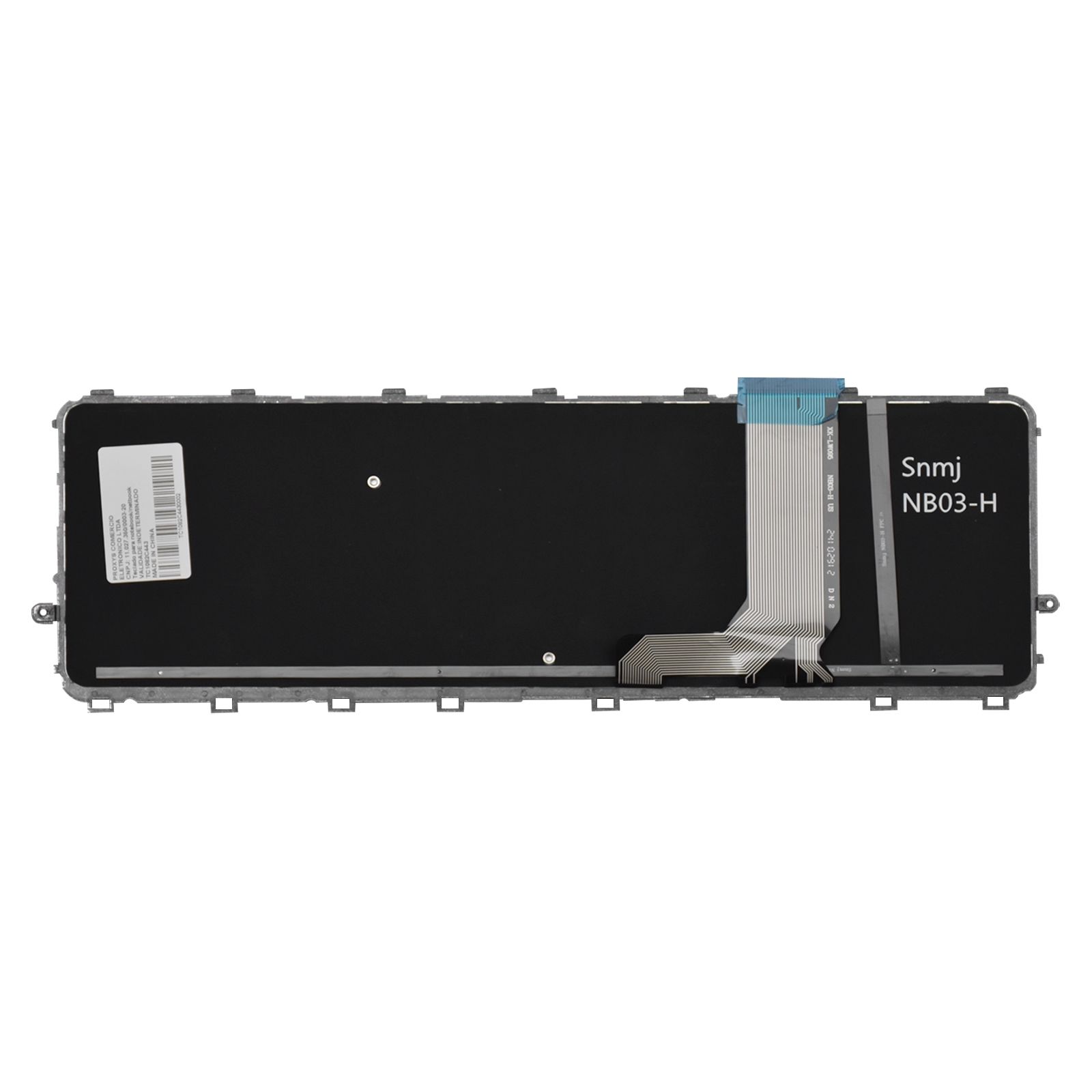 Teclado para Notebook HP Part Number 6037B0082705, Inglês Internacional - US Preto, possui teclas confortáveis e 12 meses de garantia.
