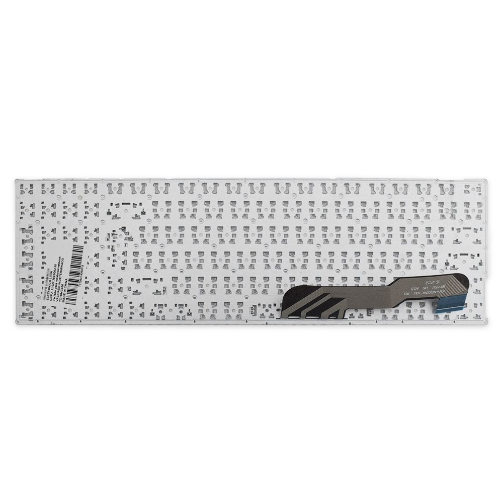 Teclado para Notebook Asus X Series X541UV, ABNT2 Branco, possui teclas confortáveis e 12 meses de garantia.