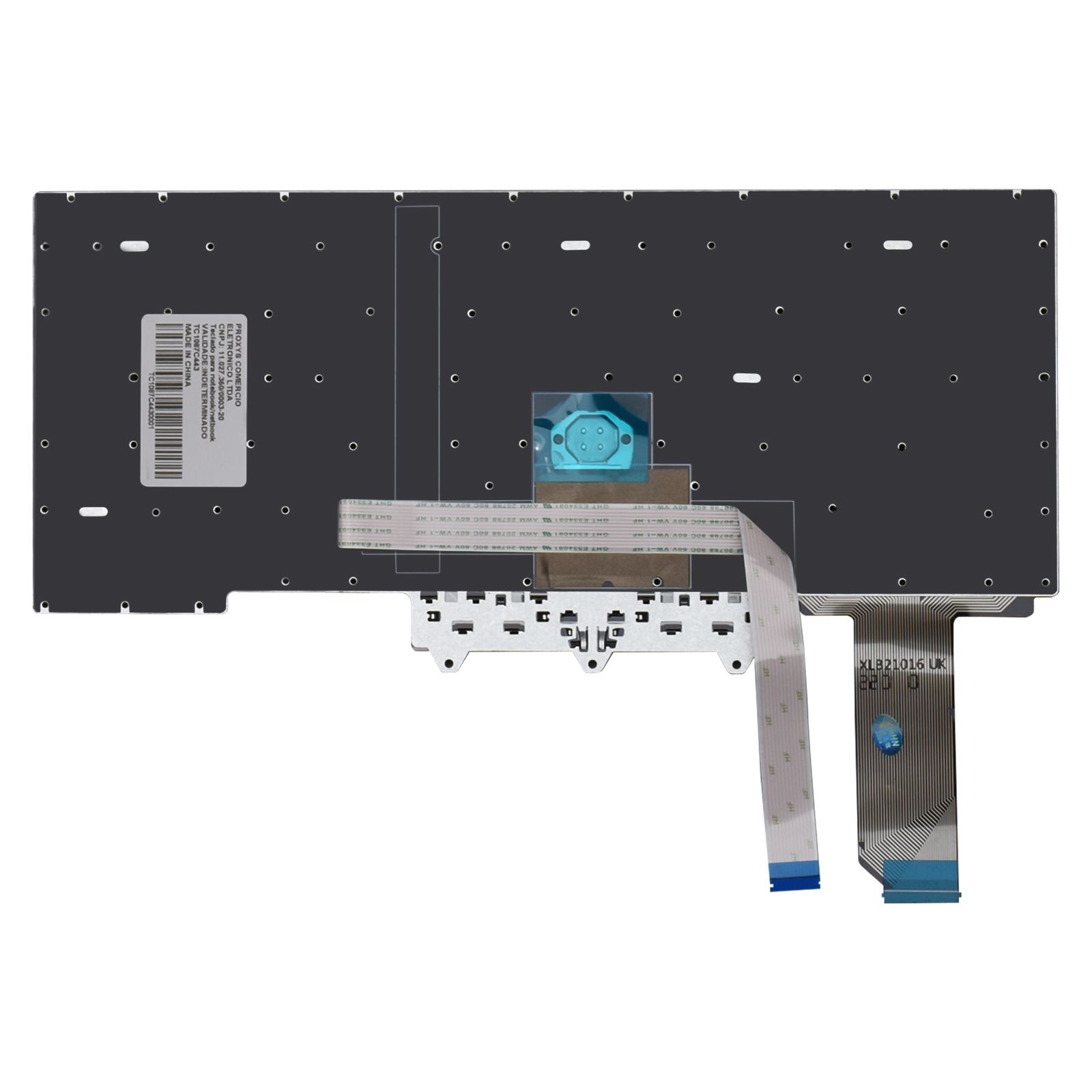 Teclado para Notebook Lenovo Thinkpad 22TPE14E4A3, ABNT2 Preto, possui teclas confortáveis e 12 meses de garantia.