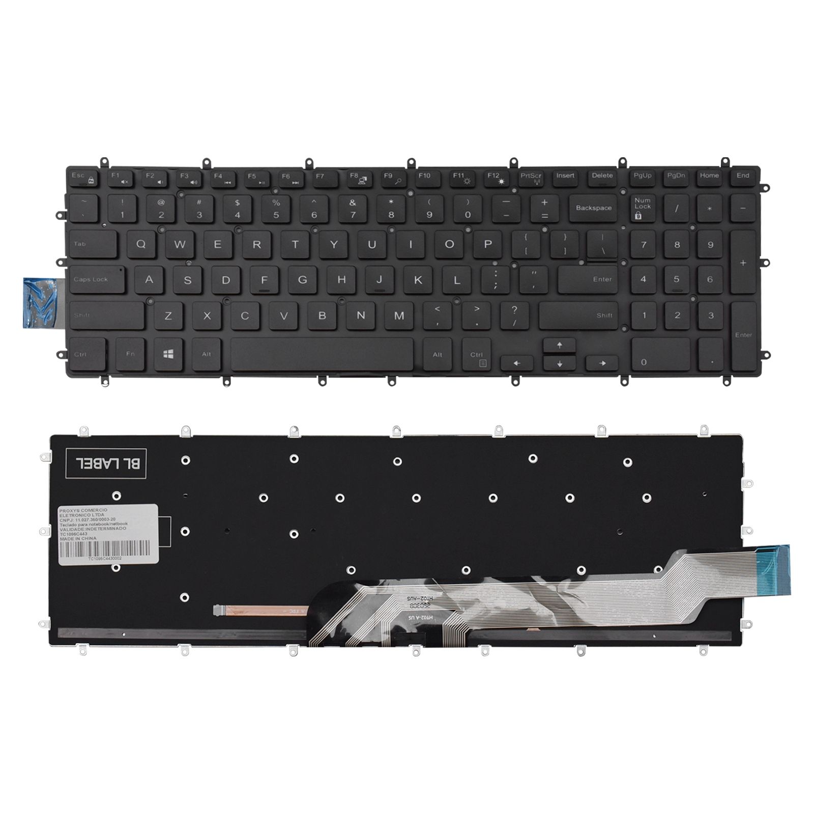 Teclado para Notebook Dell Inspiron 15-5567