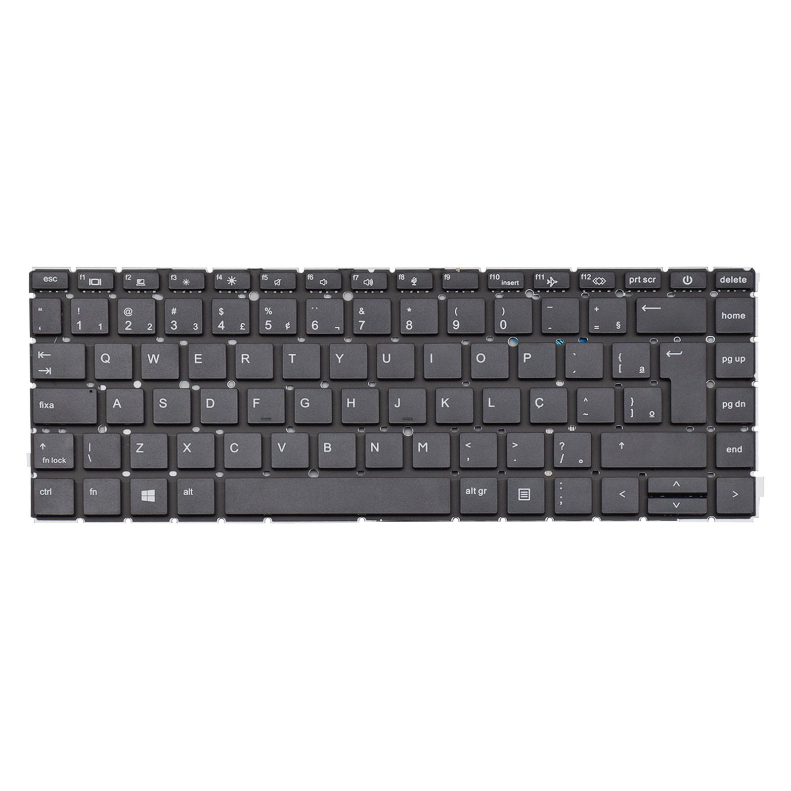 Teclado para Notebook HP ProBook G9 445, ABNT2 Preto, possui teclas confortáveis e 12 meses de garantia.