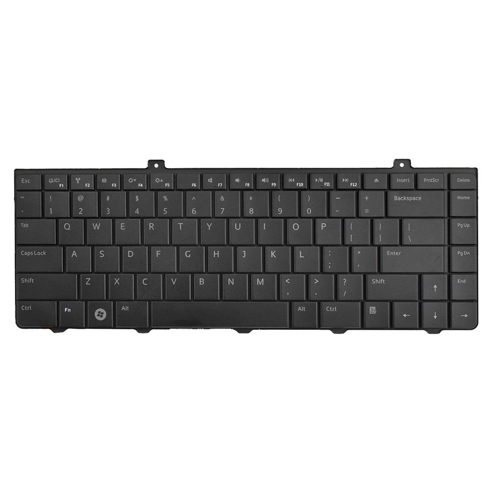Teclado para Notebook Dell Inspiron 14-1440, Inglês Internacional - US Preto, possui teclas confortáveis e 12 meses de garantia.