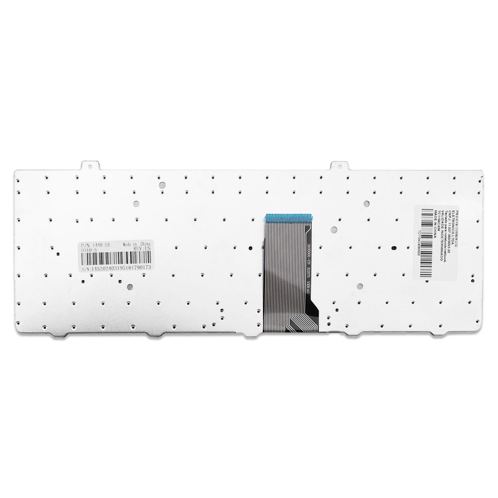 Teclado para Notebook Dell Part Number V100825CR1, Inglês Internacional - US Preto, possui teclas confortáveis e 12 meses de garantia.