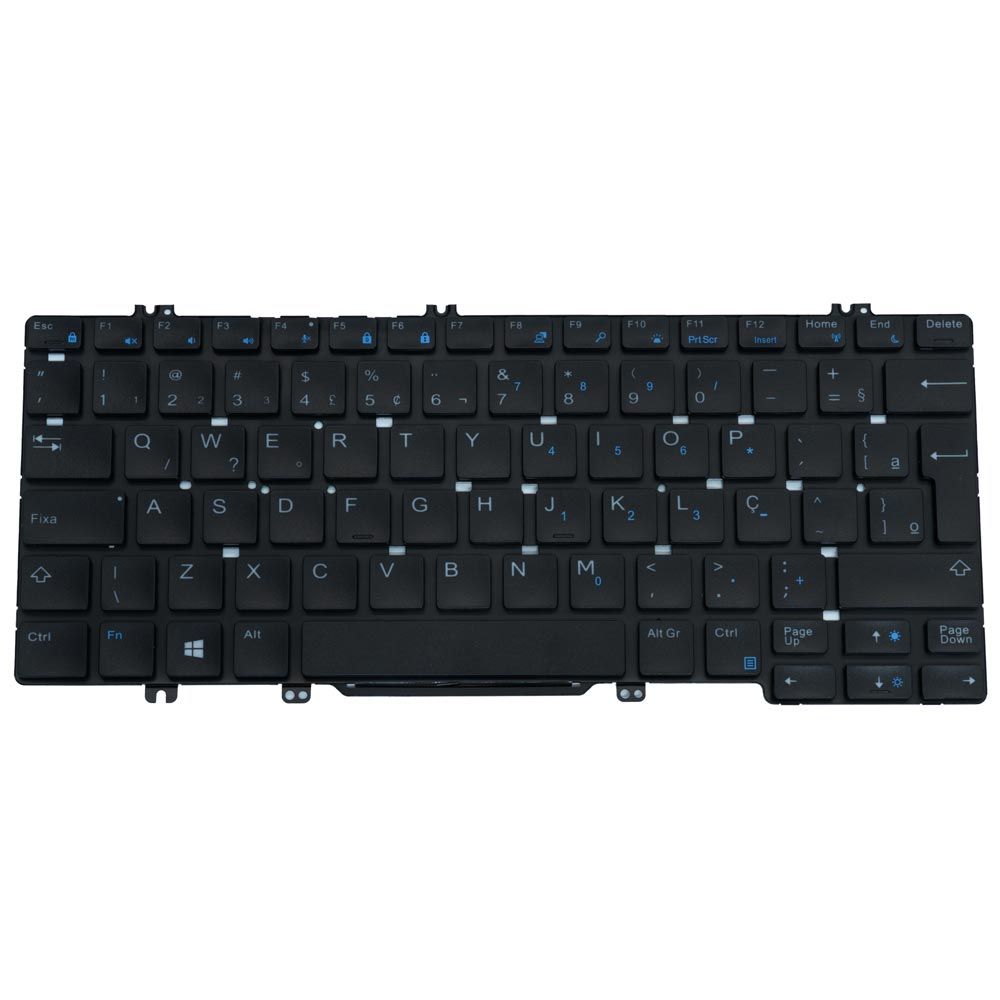 Teclado para Notebook Dell Part Number NSK-IMABC, ABNT2 Preto, possui teclas confortáveis e 12 meses de garantia.