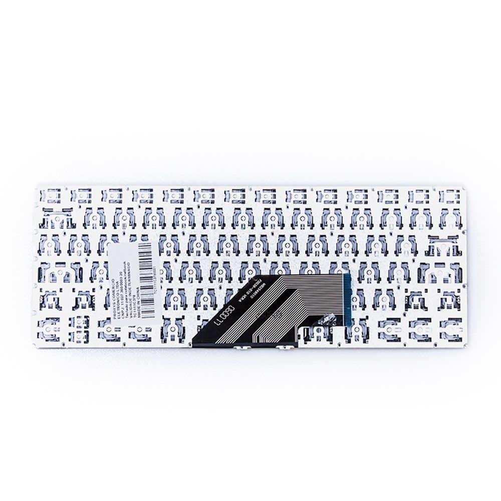 Teclado para Notebook Multilaser M11W Prime PC302, ABNT2 Prata, possui teclas confortáveis e 12 meses de garantia.