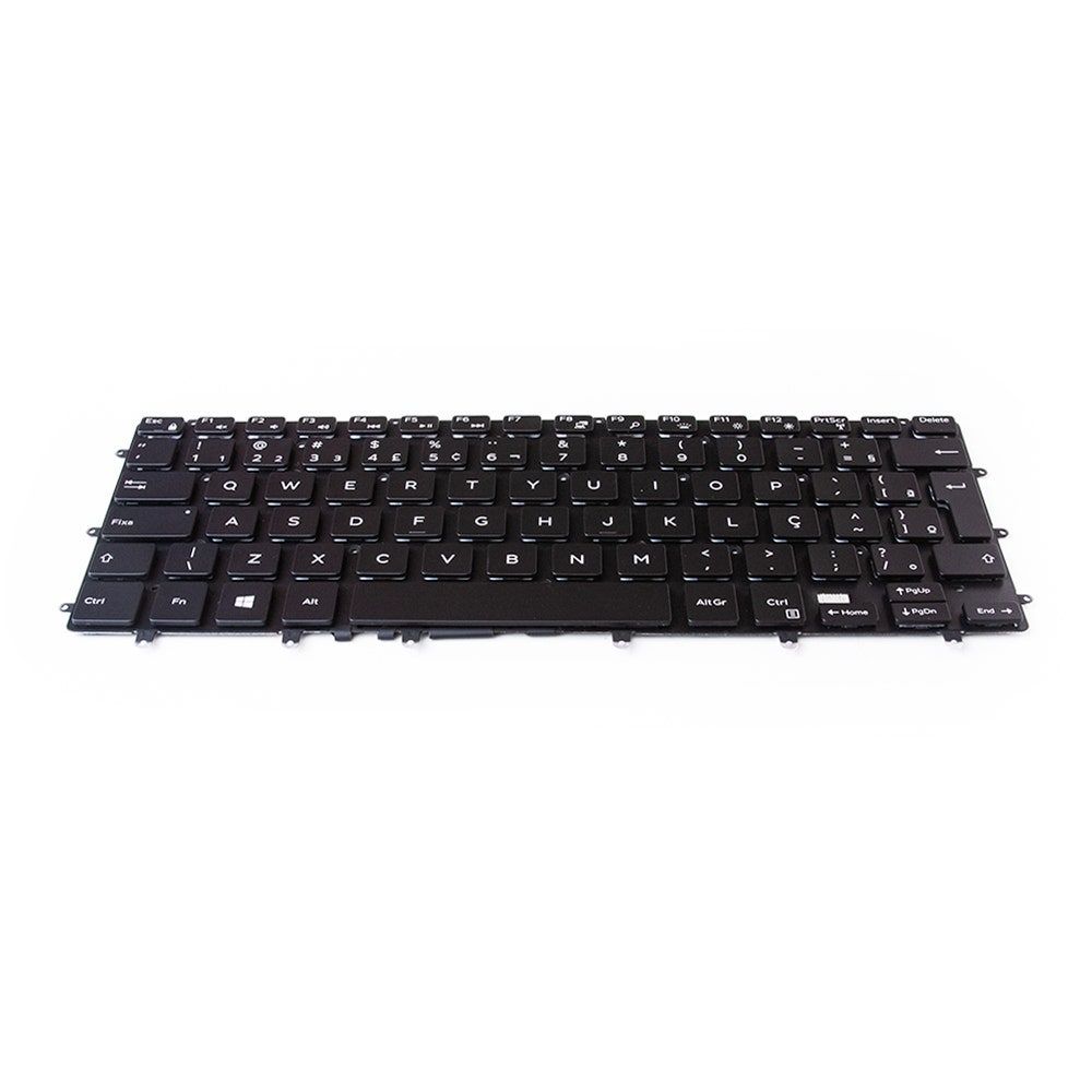 Teclado para Notebook Dell Xps 15 9560, ABNT2 Preto, possui teclas confortáveis e 12 meses de garantia.